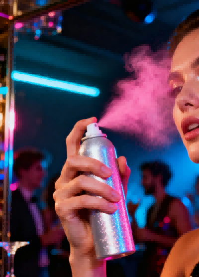 Hva er prinsippet bak sminkeinnstillingsspray?