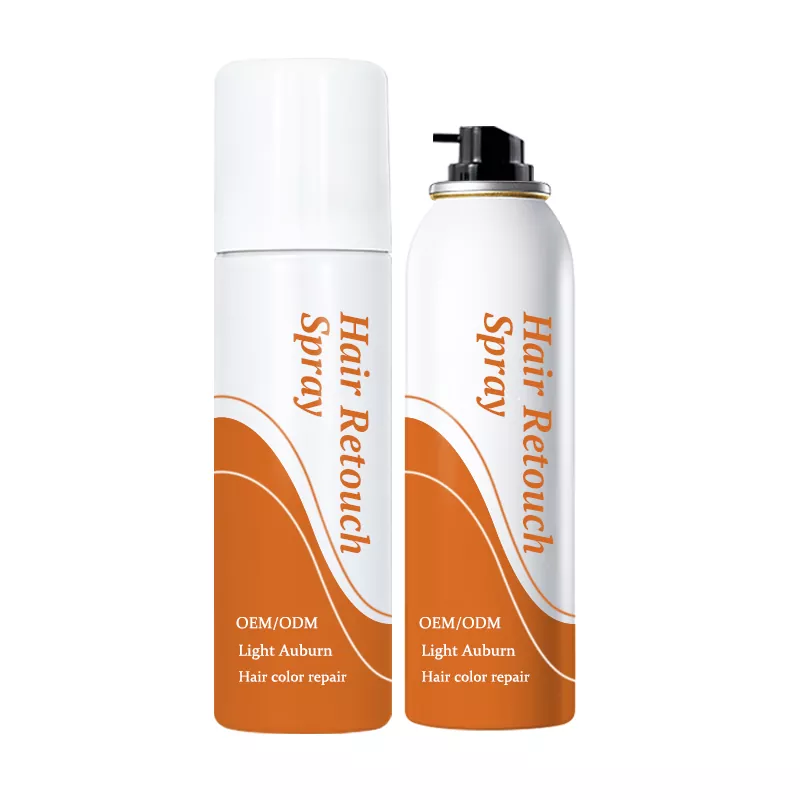 Root-strukturert fargegjengivelse hår retusjeringsspray